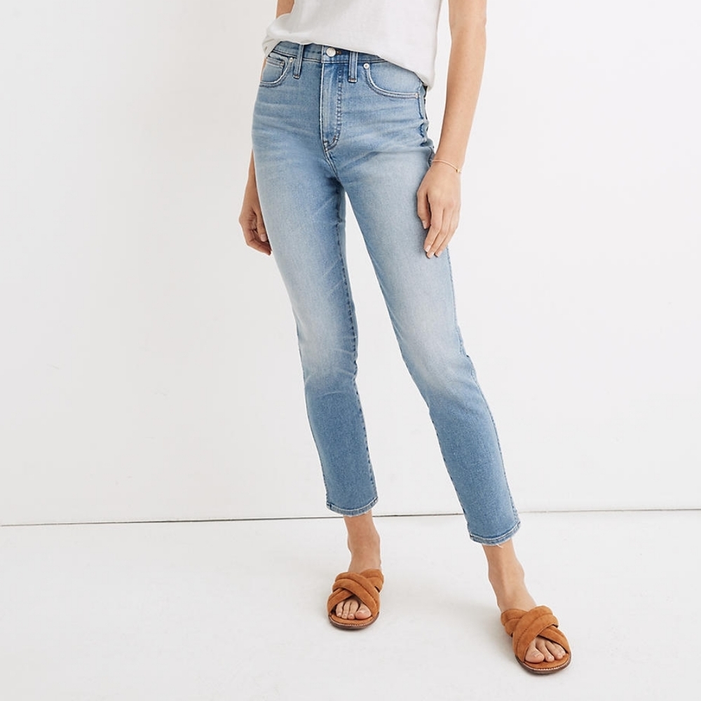 Madewell 10" high-rise skinny crop jeans